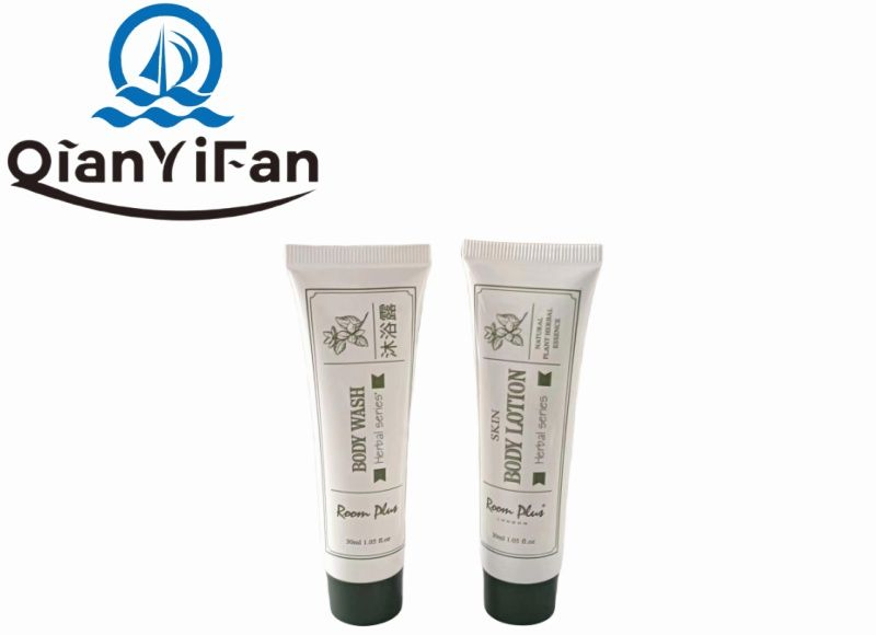 R00m Plus Herbal Series 40ml Tube Shampoo Shower Gel Conditioner Body Lotion Fresh Design, Green Nature