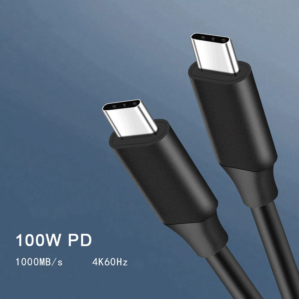 Кабель USB-C 100W PD для быстрой зарядки и передачи данных