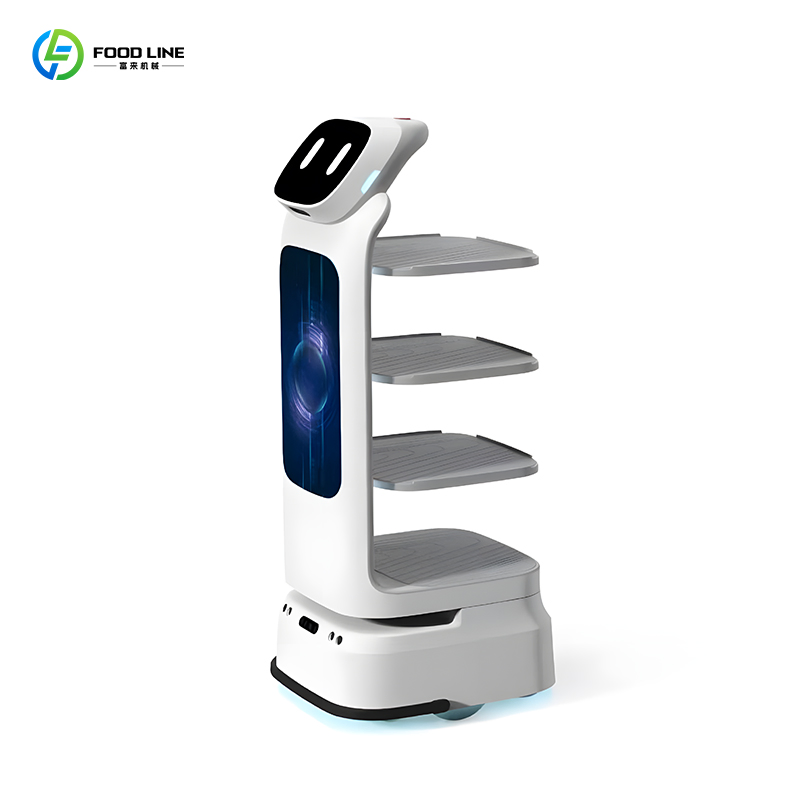 Silent-Operation Meal Courier Self Driving Delivery Robot