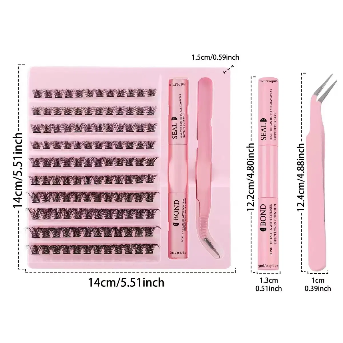 Wholesale DIY Eyelash Cluster Individual Lash 120PCS Eyelash Extension