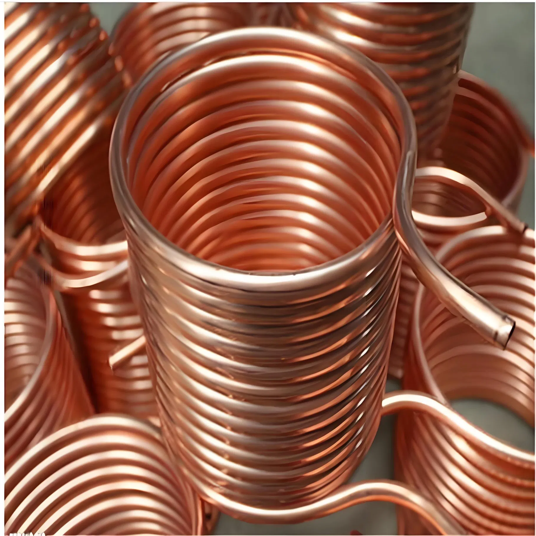 B280 Pure Copper 99.95% Air Conditioners Flexible Copper Pipe Copper Pancake Coil Tube