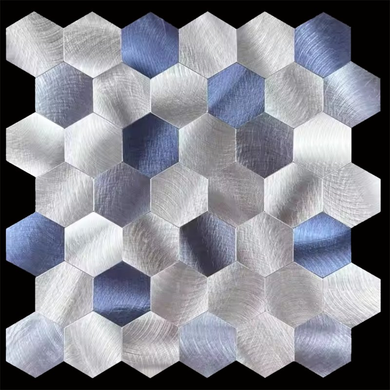 3D мозаика для стен алюминиевая самоклеящаяся