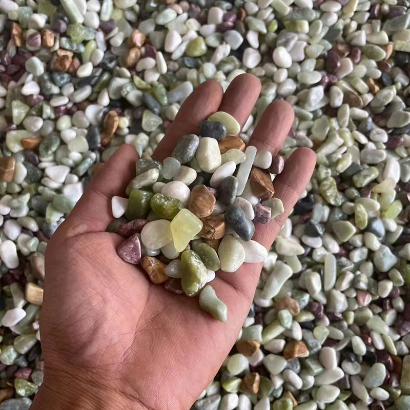 Natural Colorful Cobble River Stone Pebble for Garden Decoration/Landscaping Tile Price