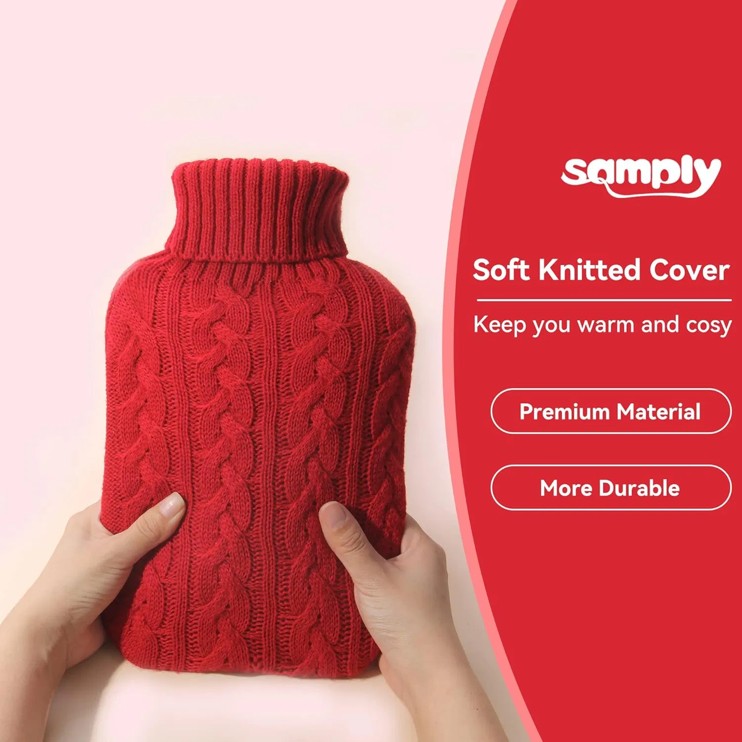 Multicolor PVC Hot Water Bottle in Cheaper Price Rubber Hot-Water Bag for Daily Use Hand Warmer