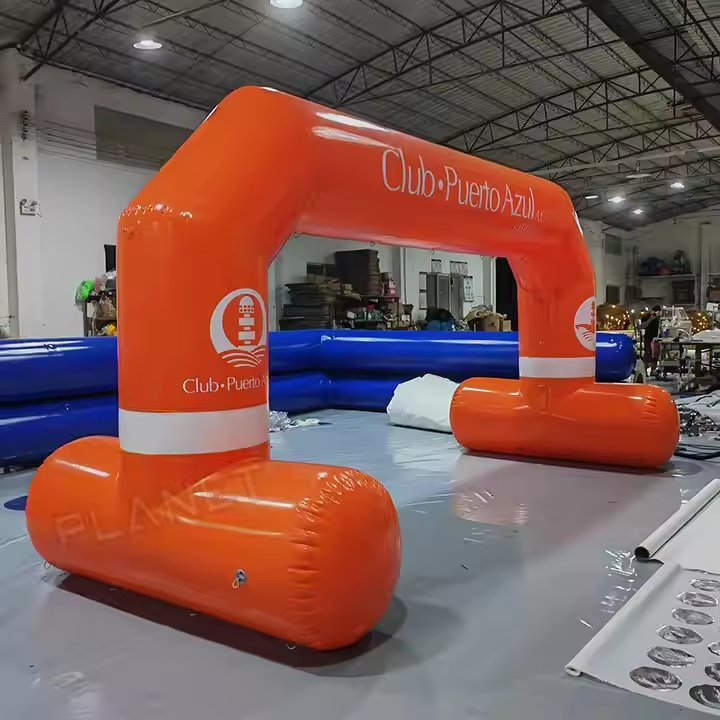 Event Marathon Race Arch Gate Start Finish Airtight Inflatable Entrance Arches for Sale