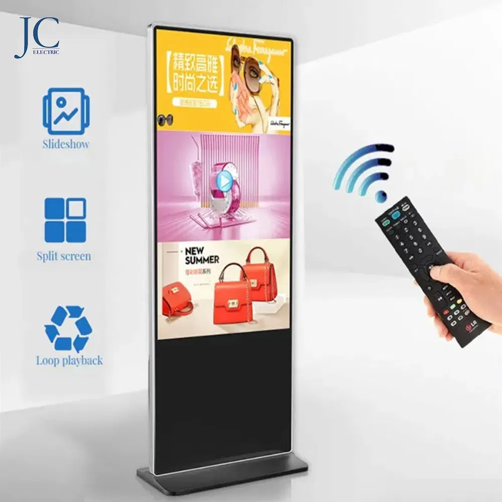Full HD Indoor Digital Advertising Screen for Fashion Stores with Android Wi-Fi