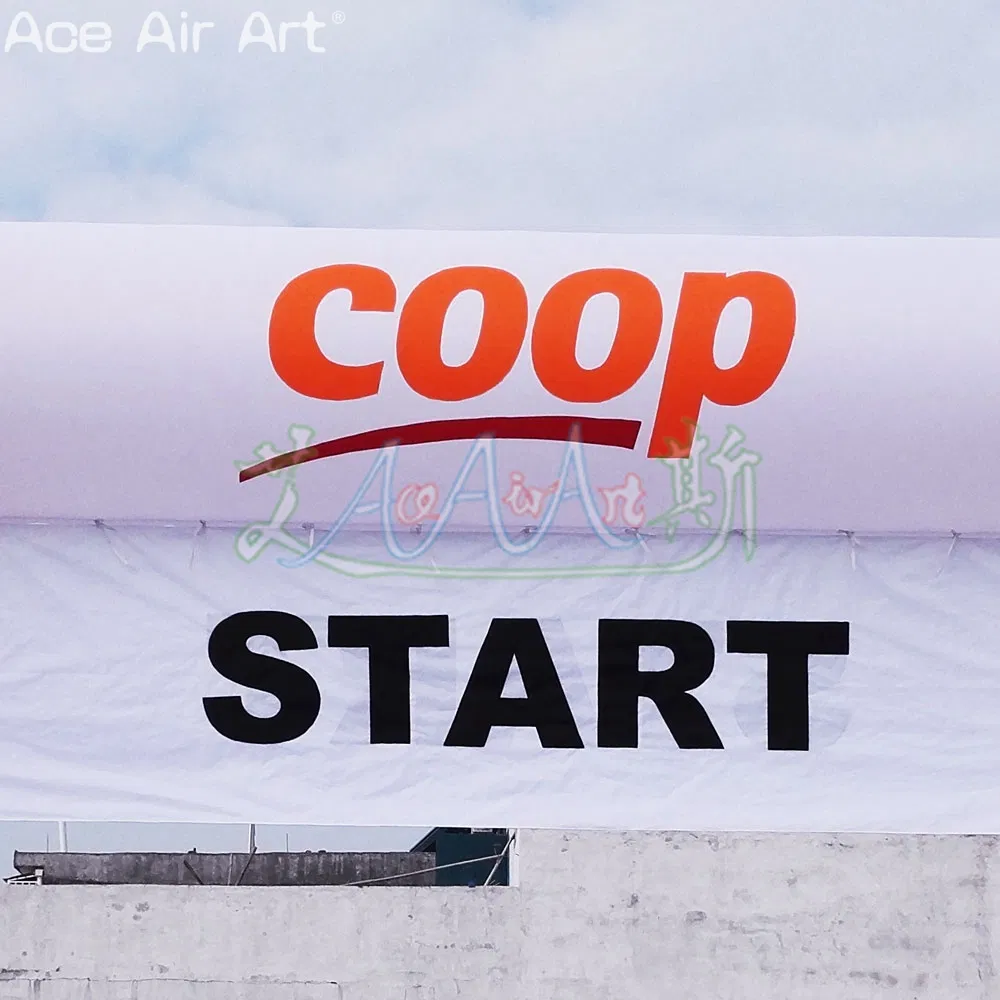 9MW Inflatable Entrance Pop up Start Finish Line Racing Arch Gate for Event Sports