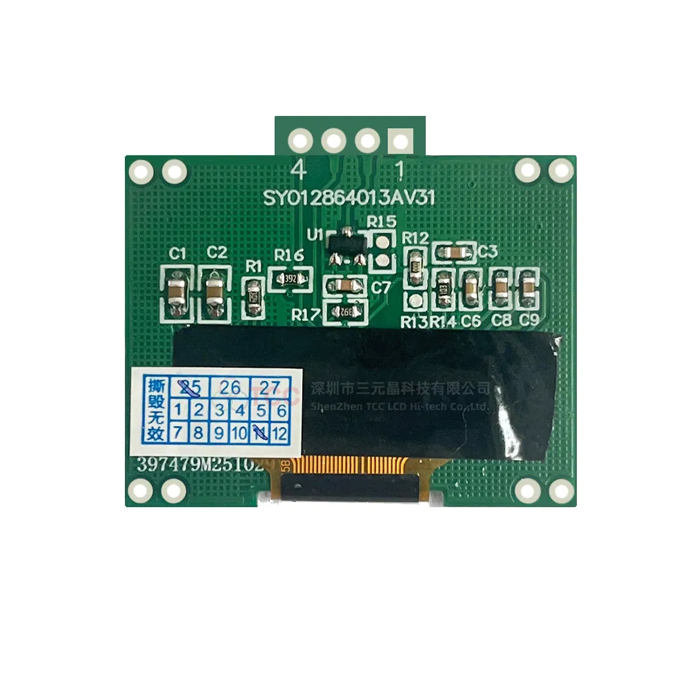 1.3 Inch 128*64 DOT Matrix White OLED Display Iic I2c Interface 4 Pin Graphic LCD Module