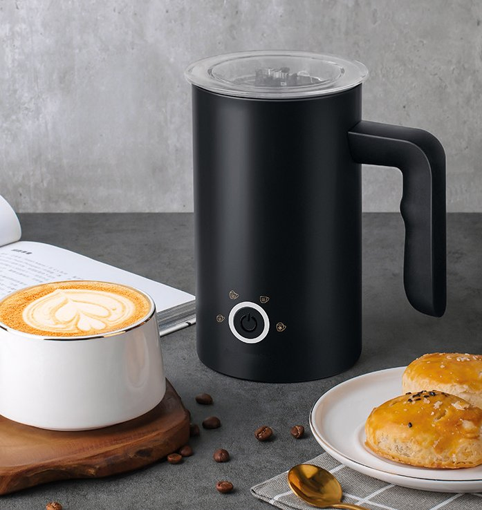 500W Milk Frother Coffee Milk Mixer Hot Chocolate Maker Cold Milk Foaming Machine