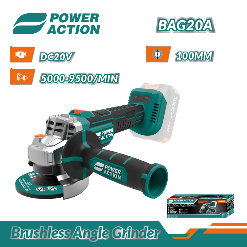 Professional Portable Electric Cordless Burshless 115mm Angle Grinder Angle Grinding Tools