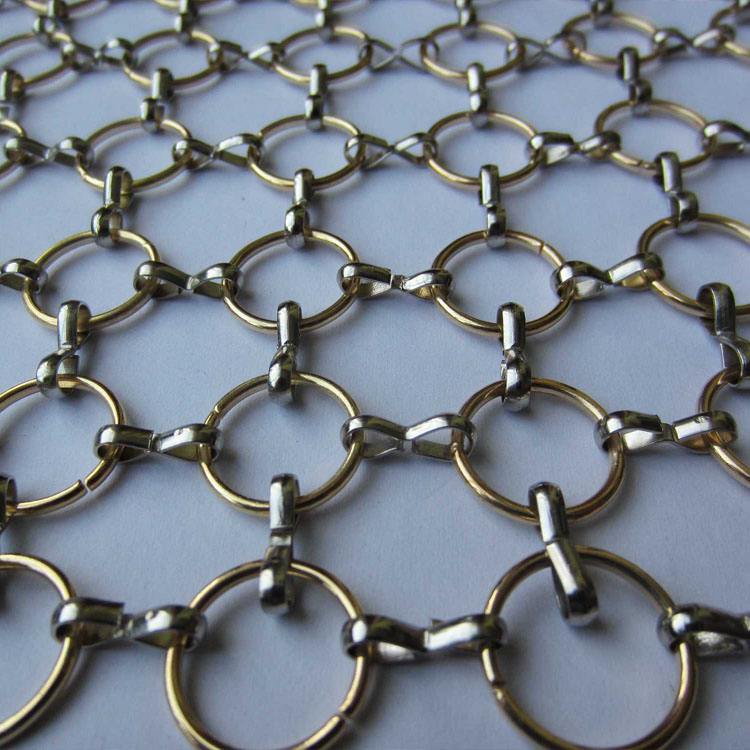 Decorative Chain Mail Ring Mesh Metal Curtain