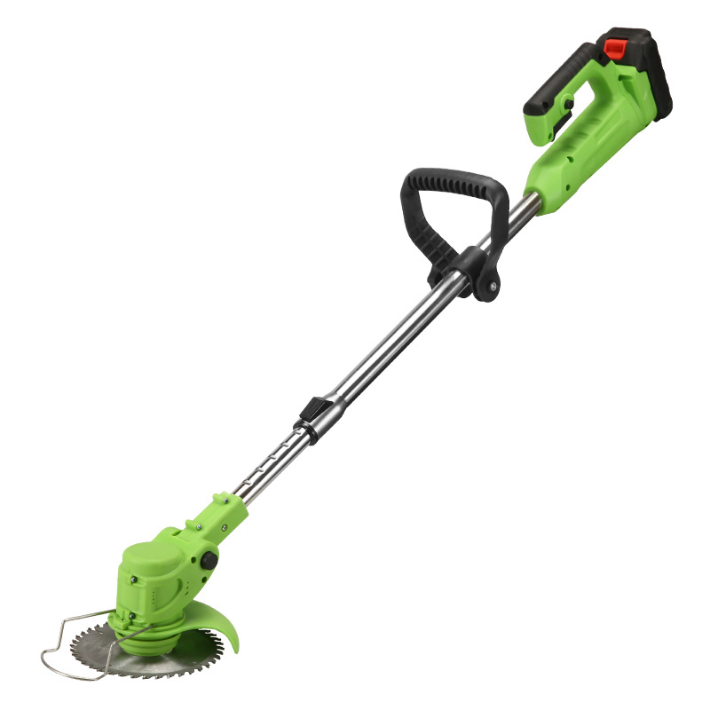 Аккумуляторная газонокосилка с насадками