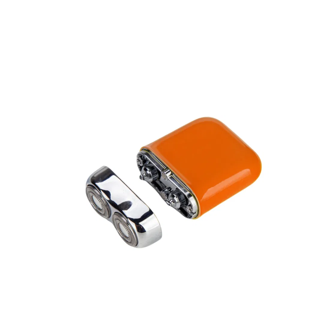 Two Floating Heads Portable Waterproof Razor Rechargeable Shaver