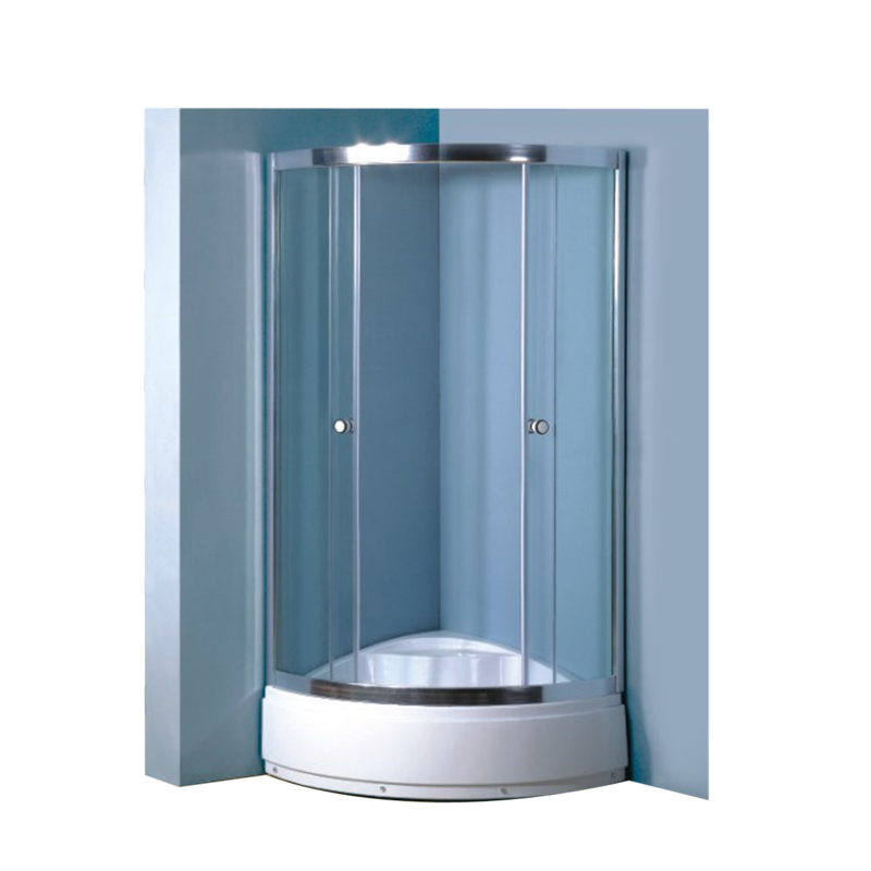 Tempered Transparent Glass Sliding Bathroom Shower Room Steam Room