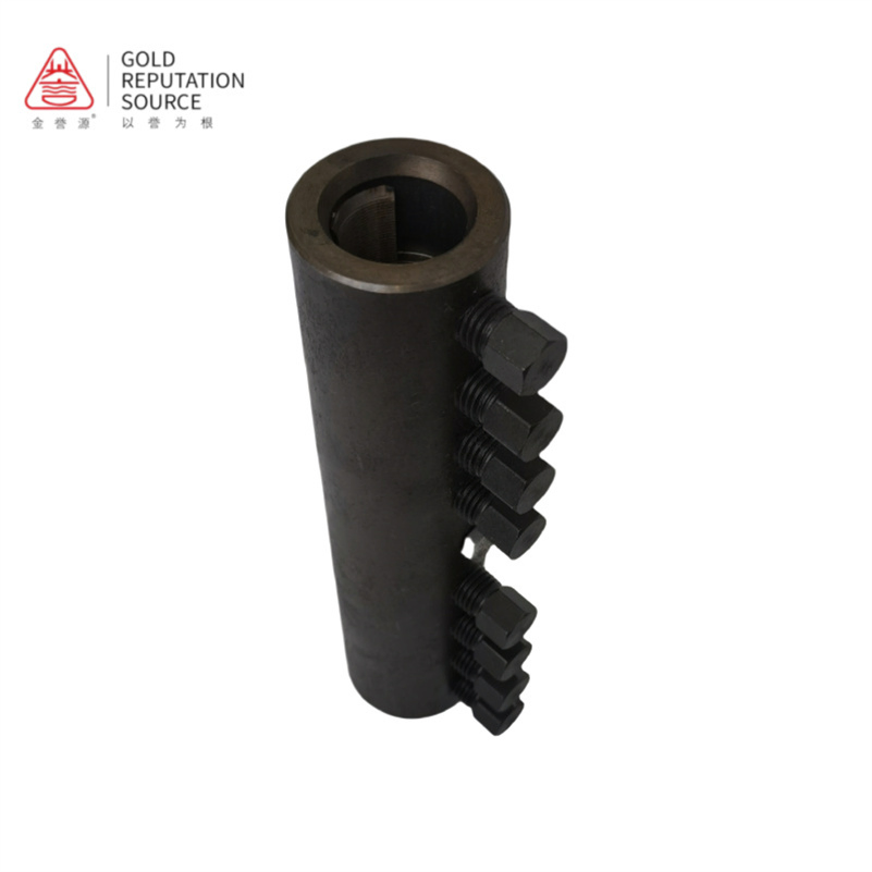 High Quality Durable 45 Carbon Steel Rebar Coupler Metal Connector Bolt Black for Concrete Construction High End Building