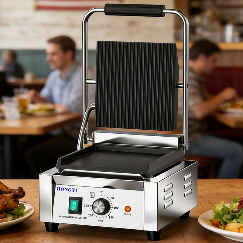 Commercial Panini Grill High Temperature for Grill Shop