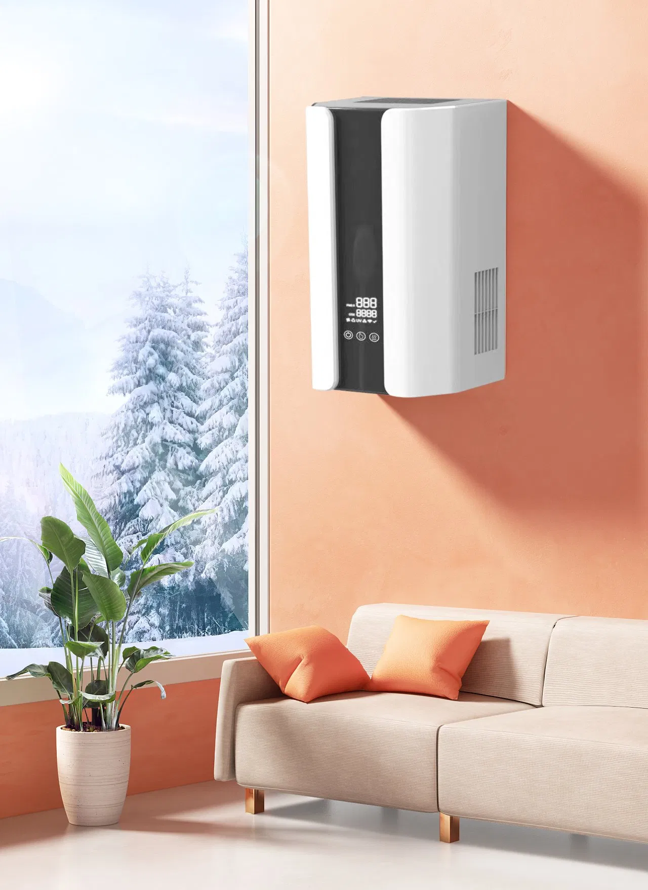 Yy-B-300 60W 50Hz High Efficiency ABS Air Purifier