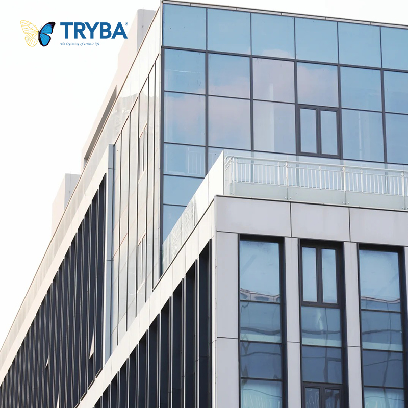 Energy-Efficient Building Solutions with Double-Glazed Glass Curtain Wall