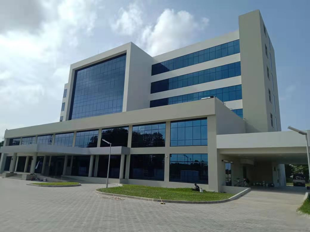 Aluminium Double Glass Thermal Break Top-Hung Sliding Door