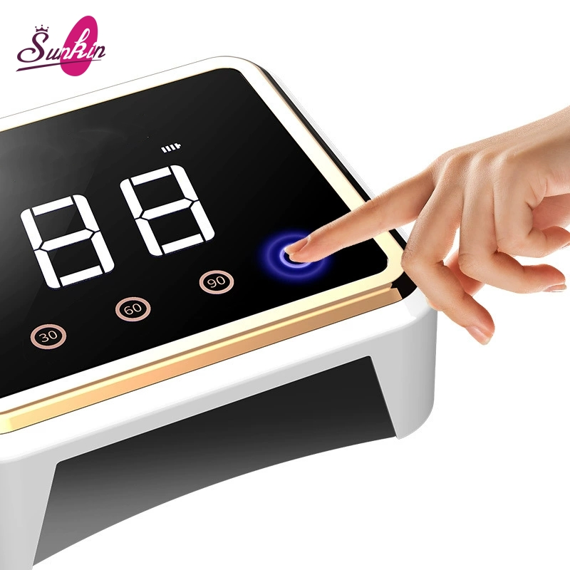 New Touch Screen Cordless LED Nail Lamp Nail Salon Use UV Gel Curing Nail Dryer