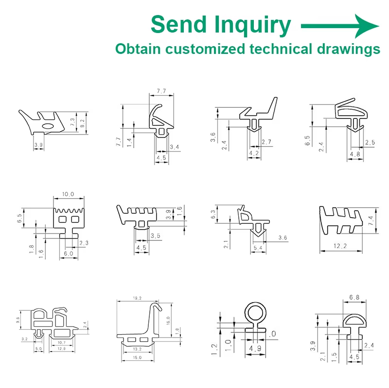 Weatherproofing Joint Sealing for Construction Structural EPDM Sealant Strip Curtain Wall Rubber Gasket