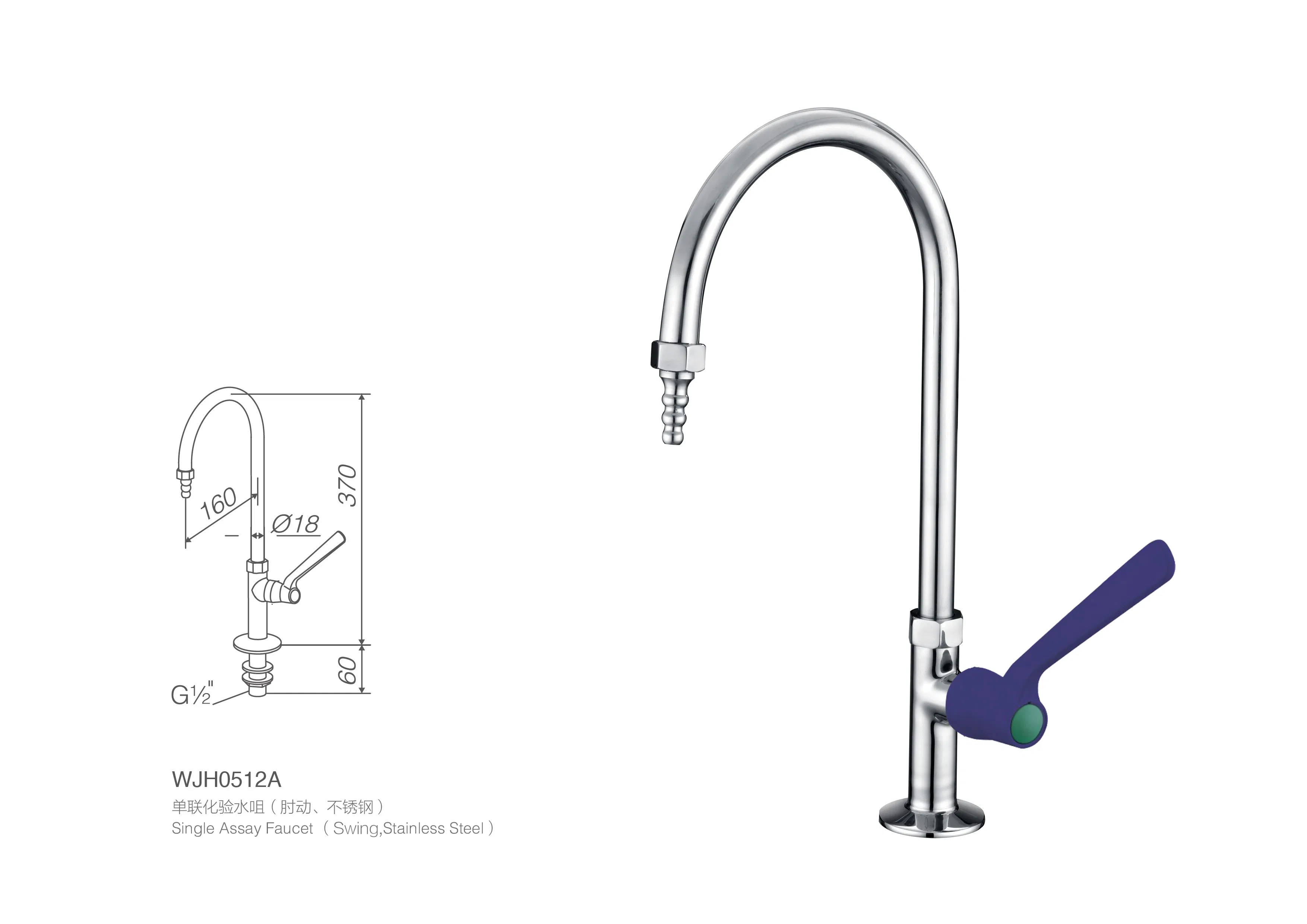 Durable Premium Stainless Steel Lab Faucet for Single Way Use