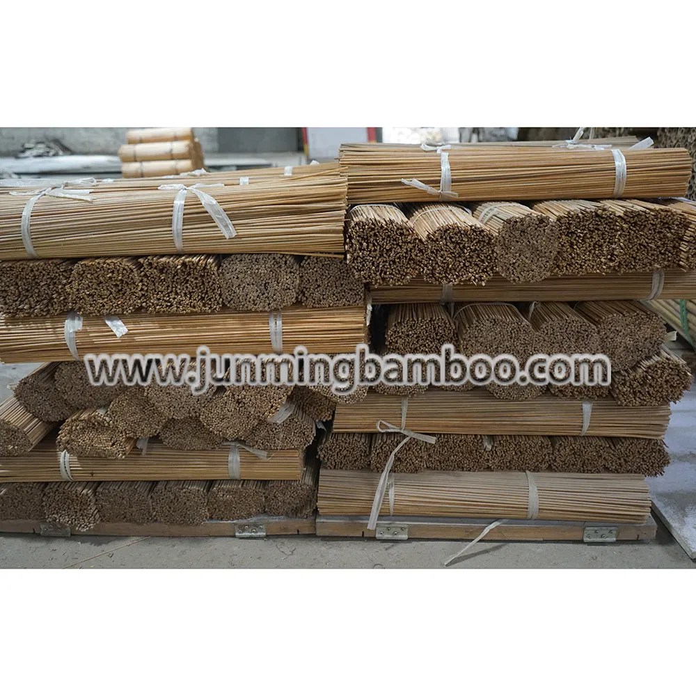 Wholesale Disposable BBQ Skewer Bamboo Flower Sticks Bamboo Stick Bamboo Skewer for Flower and Plant Support