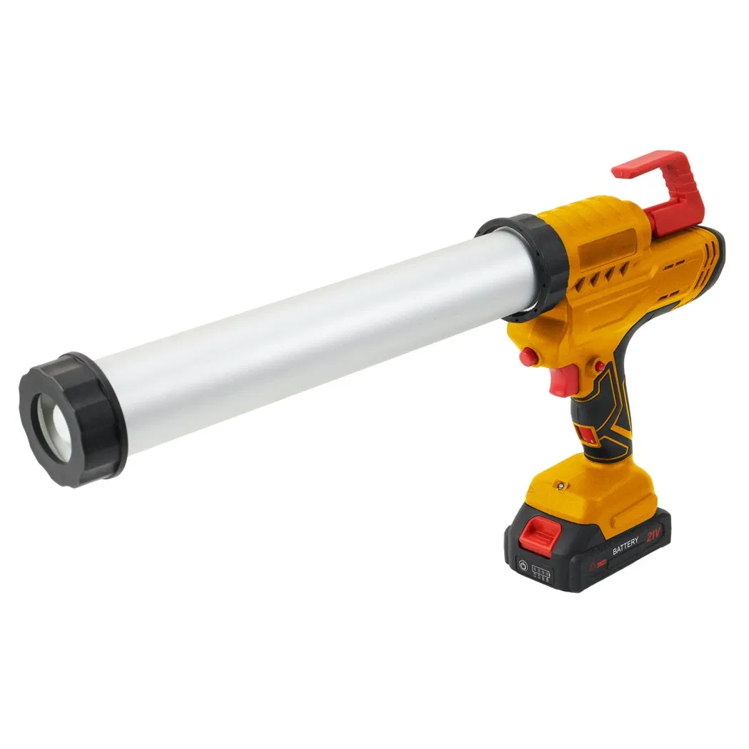 Cordless Caulking Gun Kit with Li-ion Battery and Charger Smooth Dispensing Action