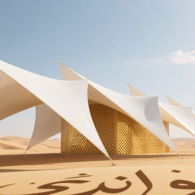 Durable Tensile Structure Building Material Fabric Tensile