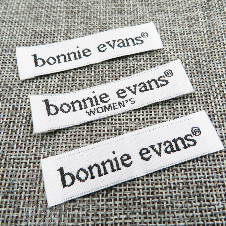 Этикетки тканые для джинсов высокой плотности