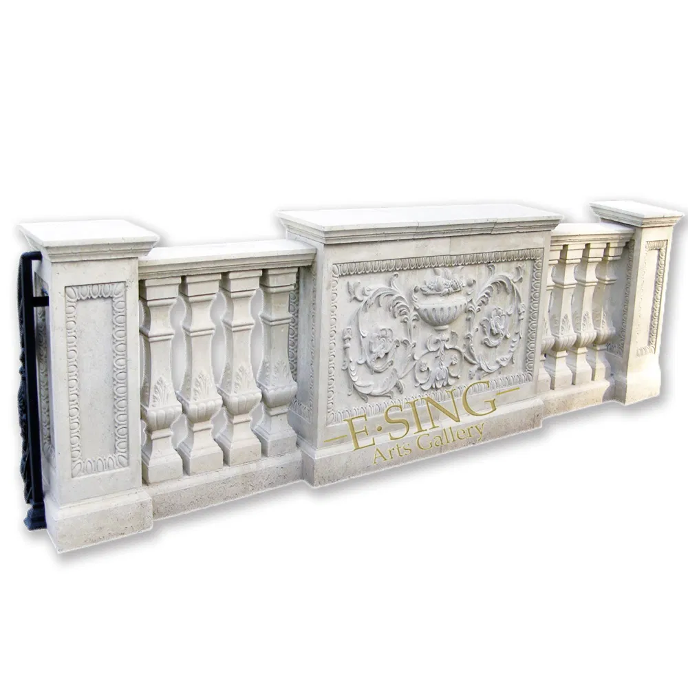 Factory Price High Quality Natural Marble Outdoor Ornamental Stone Balustrade