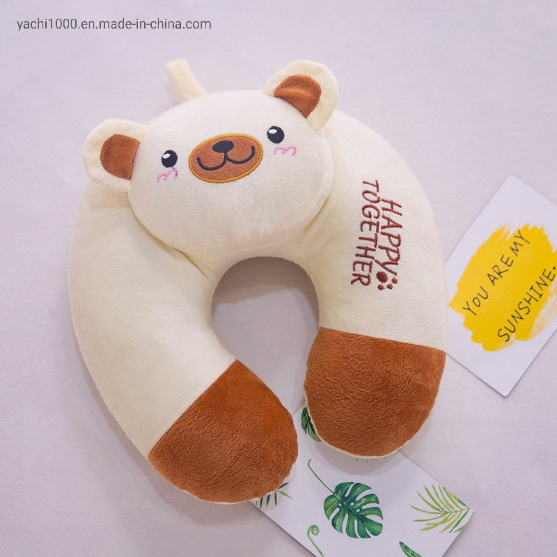 Cute Cartoon Soft U Shape Plush Neck Cushion