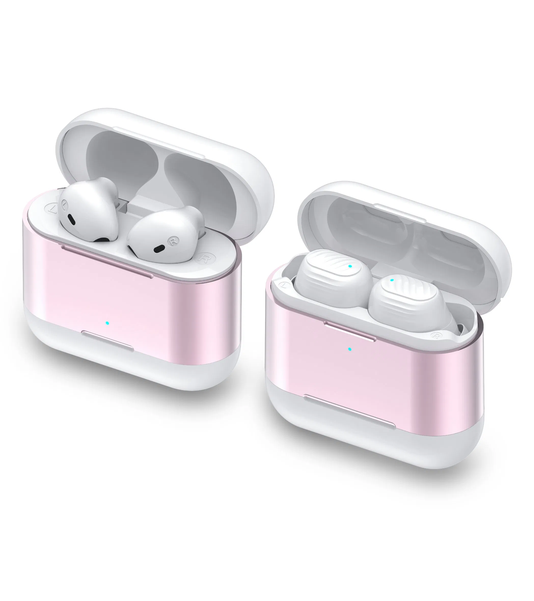 TWS-наушники ST69 с двумя парами в кейсе, низкая задержка