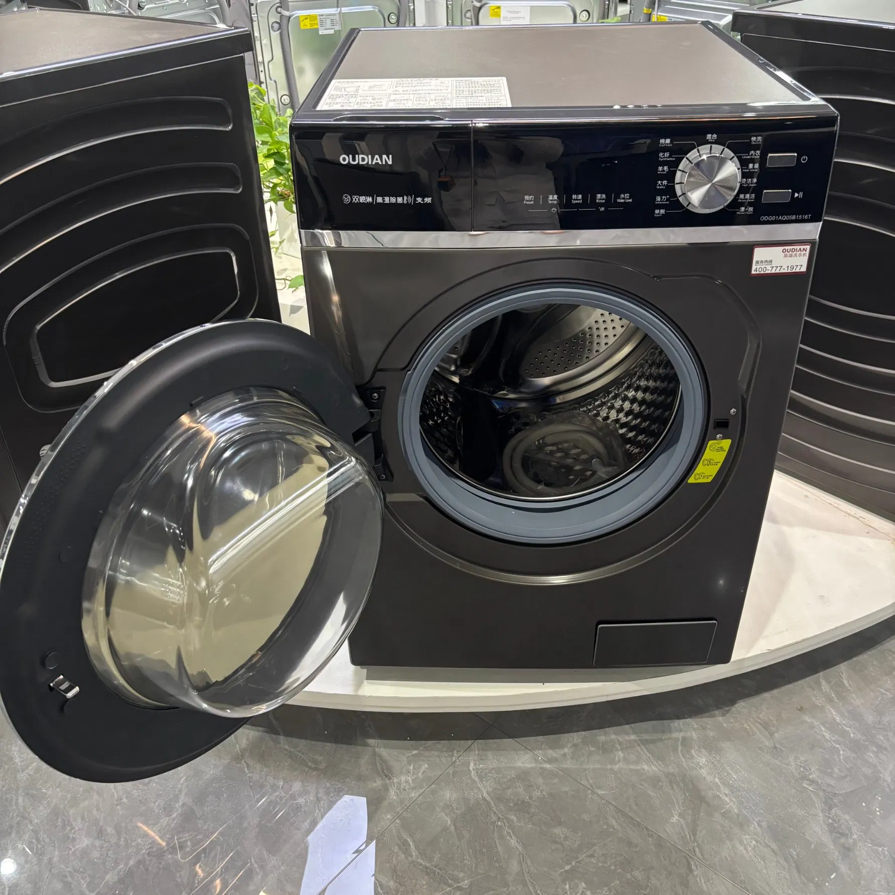 Factory Wholesale Smart 12kg Front Loading Washing Machine for Household Hotel Commercial
