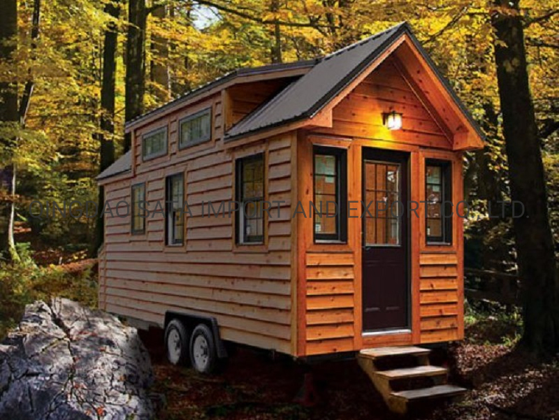 Simple Steel Frame Tiny House on Wheels Trailer Travel Home