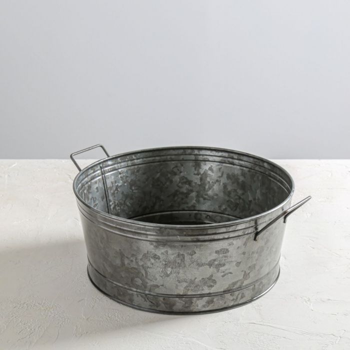 Горшок оцинкованный деревенский стиль для сада балкона