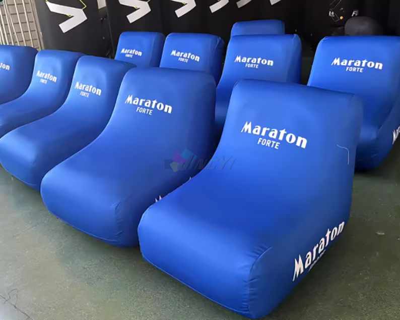 Free Design and 3D Inflatable Furniture Armchair Lounge Blow up Chair Outdoor Inflatable Sofa Portable Fast Air Sofa For Event