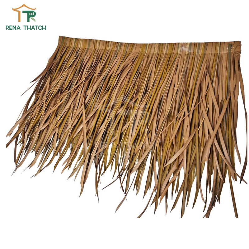 Very Cheap Anti-UV Synthetic Artificial Reed Thatched Roofing Synthetic Palm Thatch