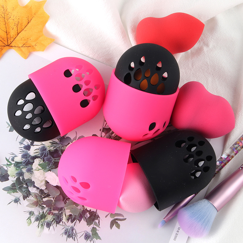 Private Label Capsule Travel Package Makeup Blender Beauty Makeup Sponge Case with Custom Logo
