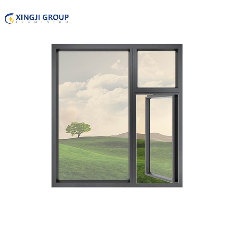 Insect-Proof Alloy Customization China Window Metal Casement Project Aluminum Glazing Windows