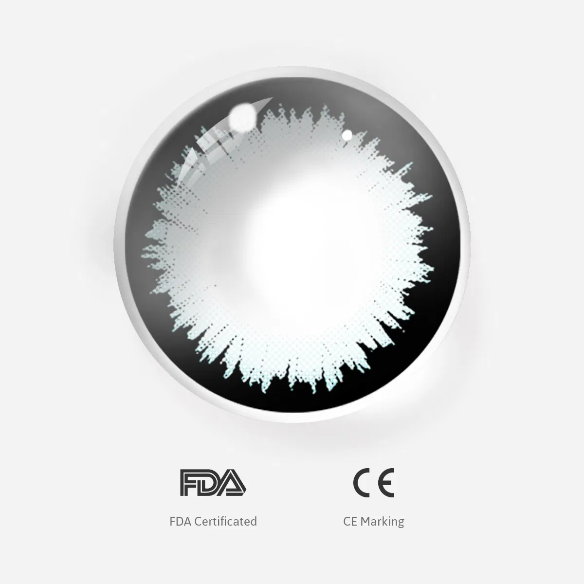 Hot Selling Crazy Color Design Halloween Lenses Sharingan Contacts Cosplay Crazy Cosmetic Soft Red Color Contact Lens