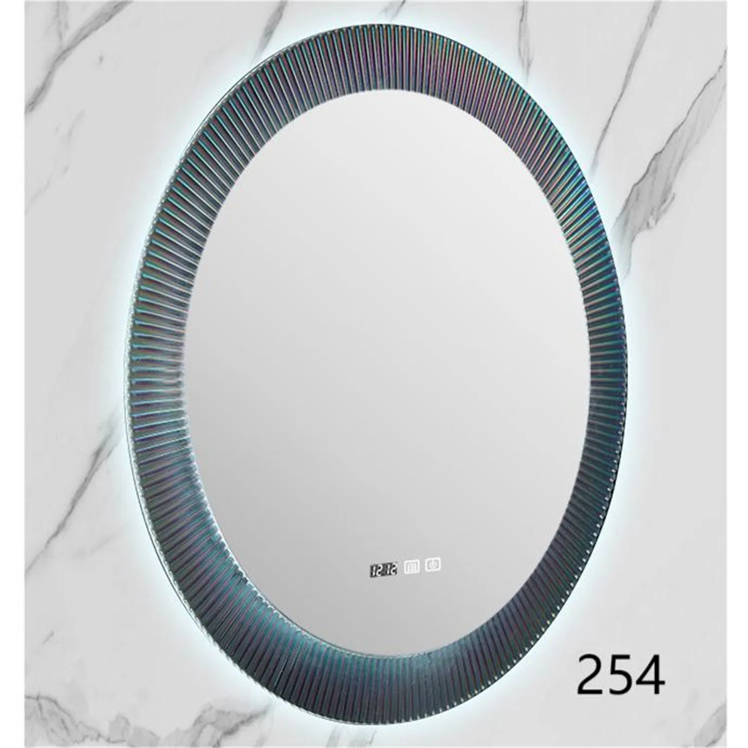 250 Home Bathroom Decor Wall Hung Portable Hello Kitty Acrylic Sheet LED Mirror