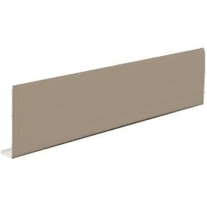 Factory Wholesale 8inchx12feet Size Aluminum White Ribbed Fascia with High Quality