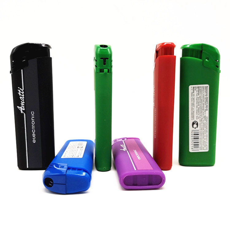 Dy-068 Dongyi Electronic Rubber Color Cigarette Gas Lighter