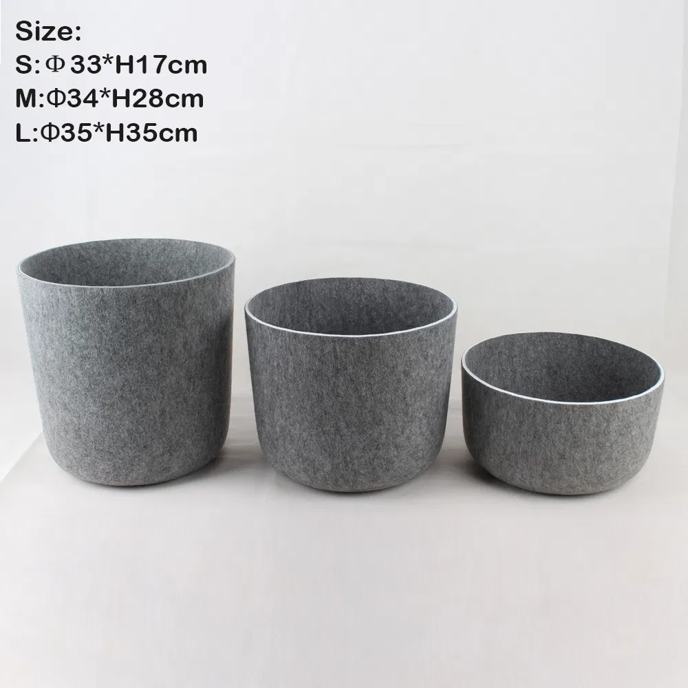 Household Good Quality Small Size Recyclable Pet Felt Thermoforming Felt Slim Storage Container for Home