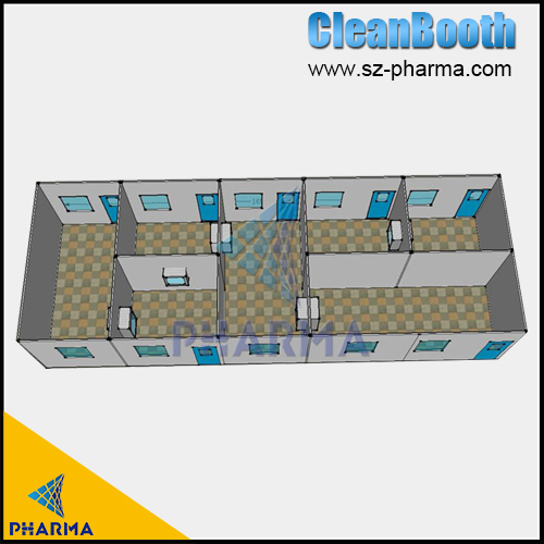Economical Small Cosmetics Prefab Clean Booth
