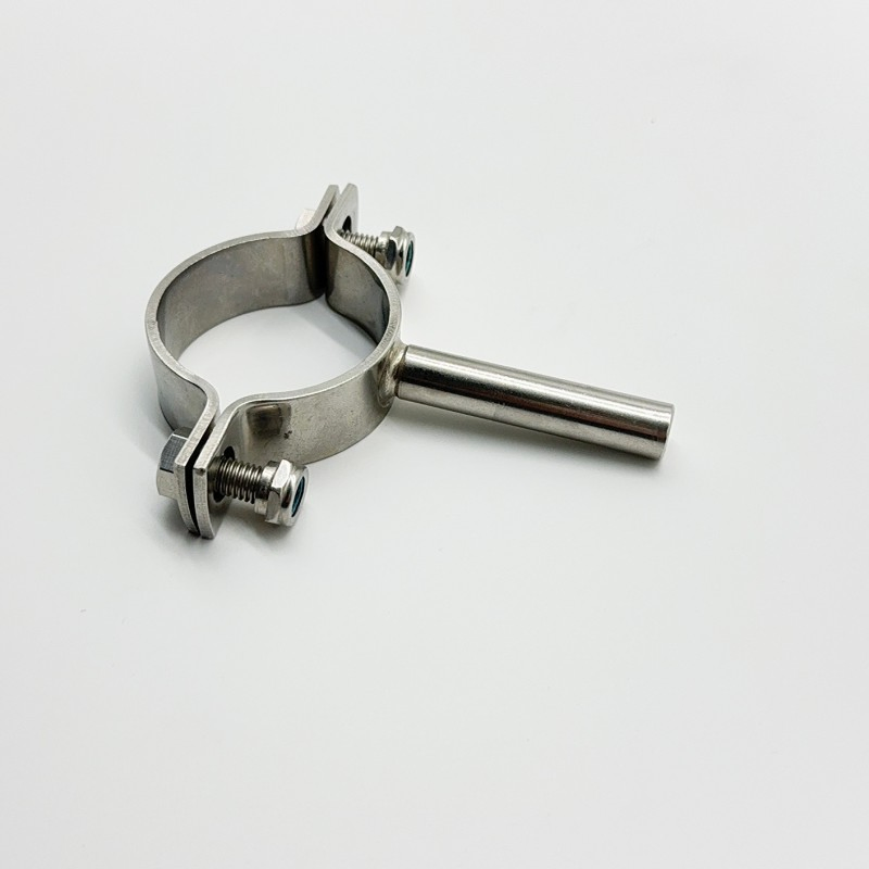 Stainless Steel Sanitary Two Clip Bolts Tube Holder and Support