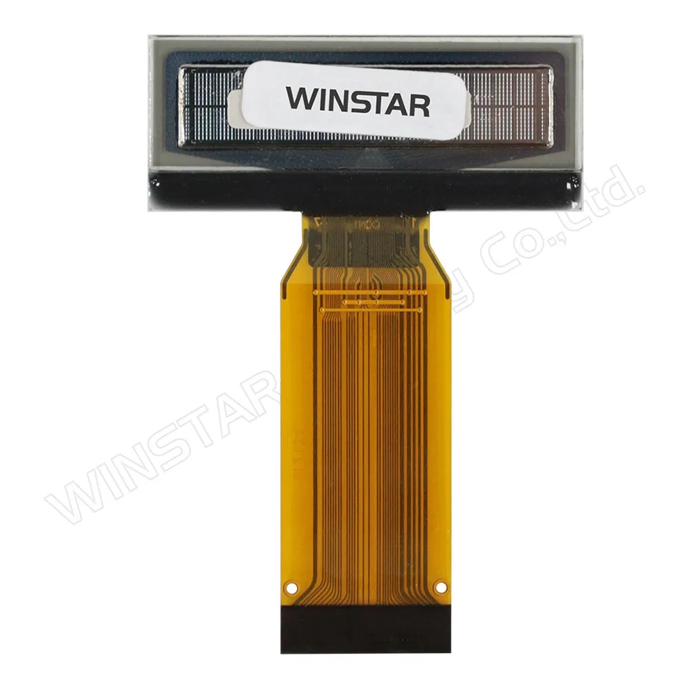 16x2 COG 1.23" OLED Character Display with WS0012 IC