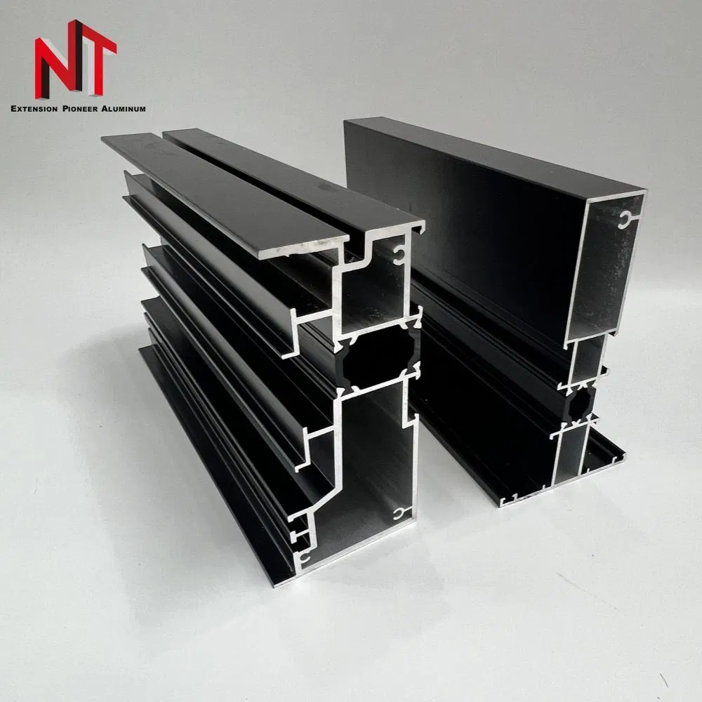 Алюминиевый профиль для раздвижных окон и дверей со скрытой направляющей