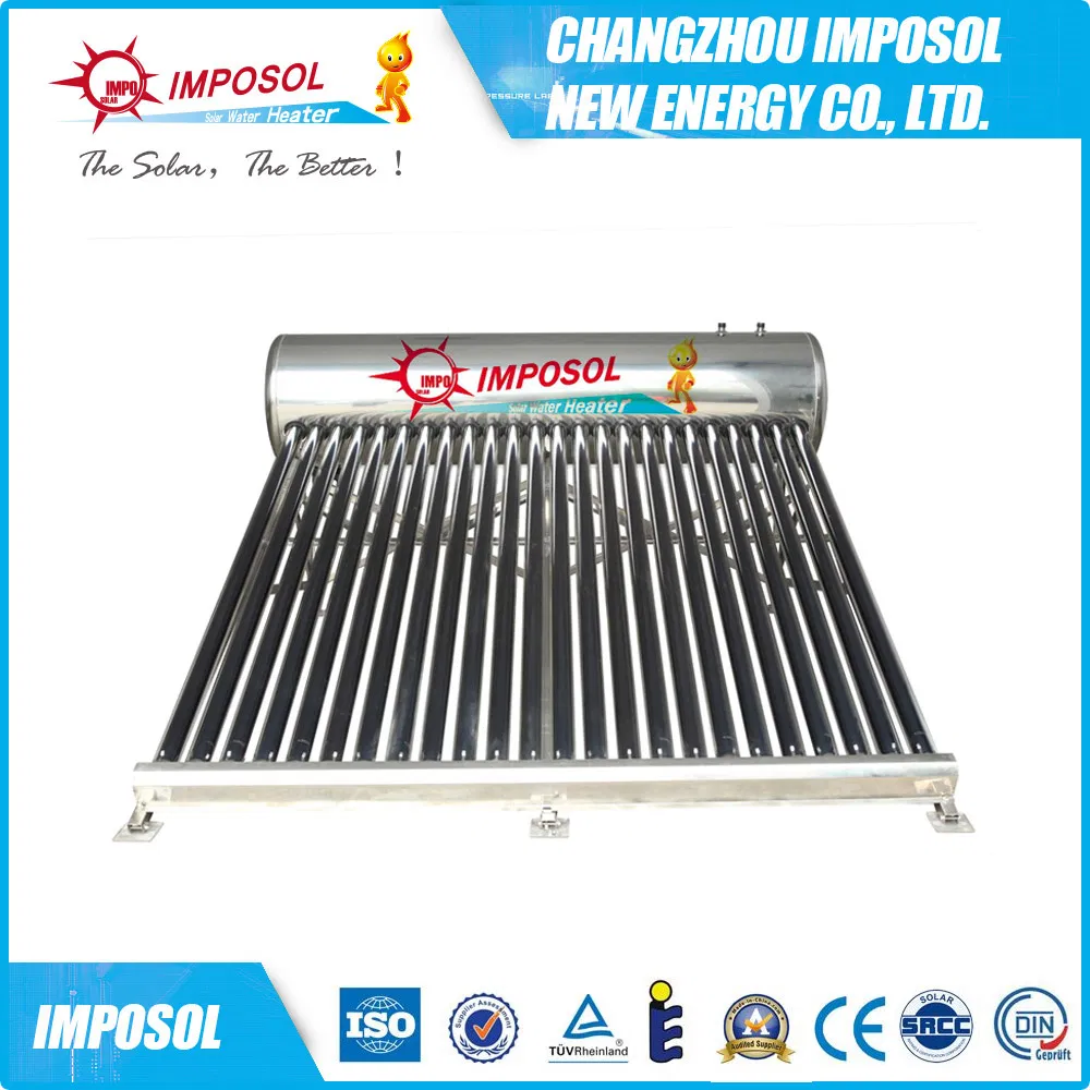 Вакуумный солнечный водонагреватель с медной спиралью